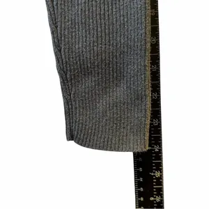 Lauren Ralph Lauren Women’s M Gray Ribbed Cotton Turtleneck Sweater LRL Classic thumbnail 9