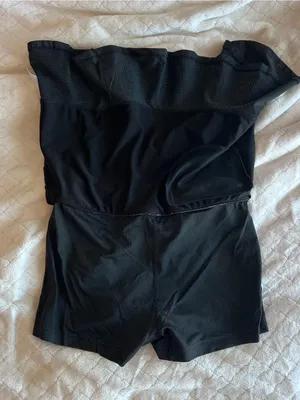 Slazenger Black Skater Tennis Skirt with Striped Waistband thumbnail 3