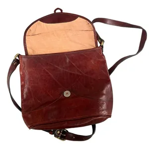 Oroton Vintage Brown Crossbody Bag thumbnail 3