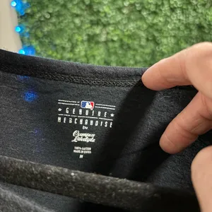 Genuine Merchandise Marlins Black and Orange Long Sleeve Tee thumbnail 2