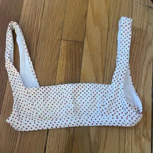 Billabong white red polka dot bikini swim suit set thumbnail 3