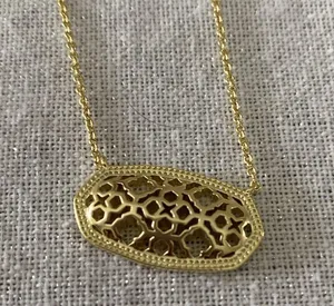Kendra Scott Dollie Pendant Necklace, 14k Goldtone, NWT, $75 thumbnail 4