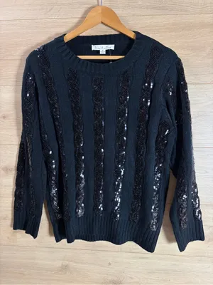 Vine & Love Black Sequin Cable thumbnail 3