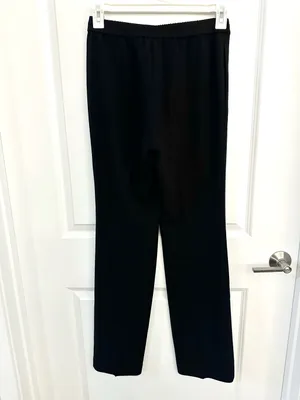 Theory Straight Pull-On Pant Admiral Crepe Size 0 thumbnail 5