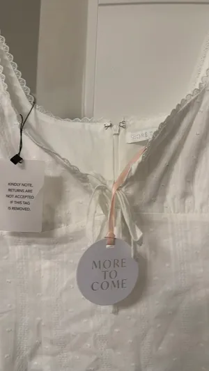 Revolve White Bustier Mini Dress MORE TO COME thumbnail 6