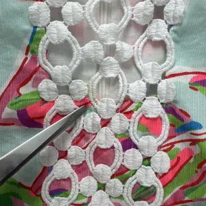 Lilly Pulitzer Dress Size 14 Rosie In The Vias Lace Detail Square Neck Shift thumbnail 2