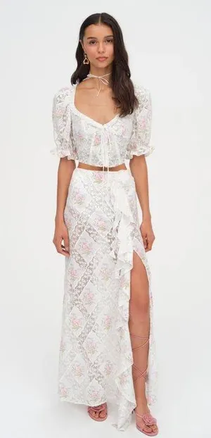 FOR LOVE & LEMONS Diana Top & Skirt thumbnail 1