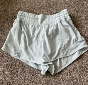 Lululemon Hotty Hot High-Rise 2.5" Shorts light blue thumbnail 1