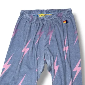 Aviator Nation Blue, Pink, & Purple Bolt Repeat Sweatpants‎ thumbnail 6