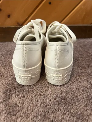 Keds triple up lace platform white sneakers thumbnail 7