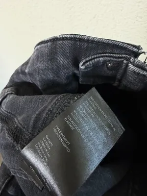Free People We the Free Jayde Flare Jeans Charcoal Black Womens Size 27 thumbnail 7