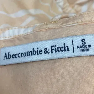 Abercrombie & Fitch Yellow Wave Print Sleeveless V Neck A Line Mini Dress Size S thumbnail 3