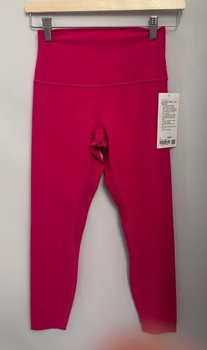 Lululemon Aligh HR leggings size 6 25” Passionate Pink New with tags thumbnail 1