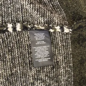 NWT!! FRYE Patterned Cozy Cardigan Sweater Burnt Olive Combo Green X-Large thumbnail 13