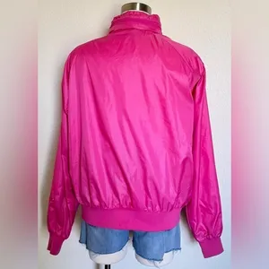 Vintage Windbreaker Jacket XL Doe Valley golf course‎ Kentucky zipped away hood thumbnail 2