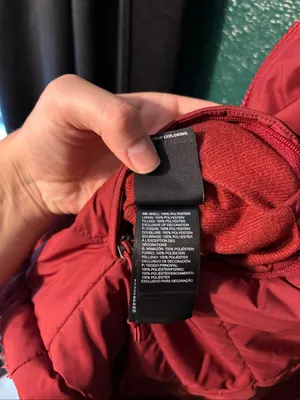 THE NORTH FACE RED REVERSIBLE PUFF FUZZY VEST SIZE LARGE thumbnail 7