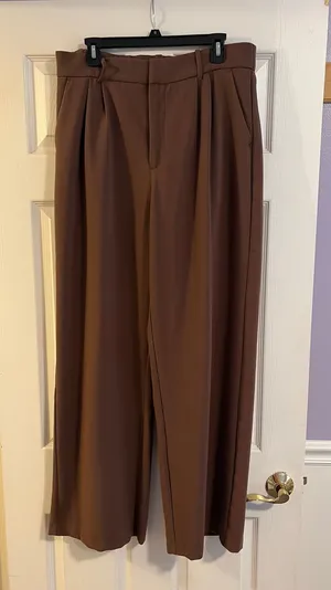 Abercrombie Sloane Tailored Wide-Leg Pants thumbnail 1