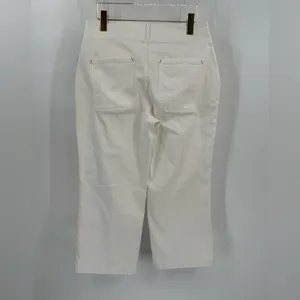 Anthropologie‎ Maeve Ivory White Cropped Pants size 6P NWT thumbnail 3