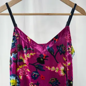 Anthropologie Shania Velvet Floral Slip‎ Dress in Violet Size Small thumbnail 5