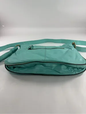 Latigo Turquoise Teal Leather Messenger Bag Y2K Boho Shoulder Crossbody Purse‎ thumbnail 9