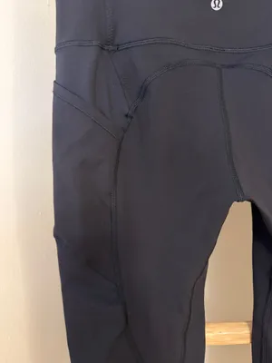 Lululemon All The Right Places Crop II *23" Size 12 Black thumbnail 7