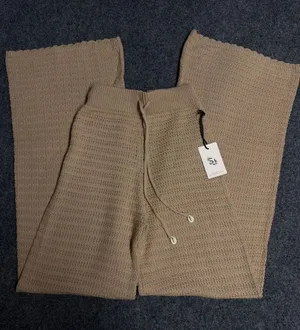 Sincerely Jules Waffle-Knit Tan Lounge Pants thumbnail 1