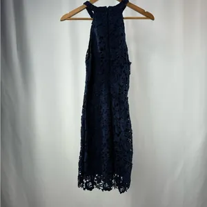 Lulus Love Poem Lace Mini Dress in Navy‎ Blue Size Medium thumbnail 5