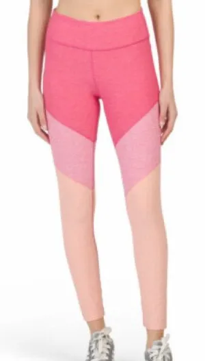 Outdoor Voices 7/8 Springs‎ Leggings Pink Flamingo Size Medium thumbnail 1