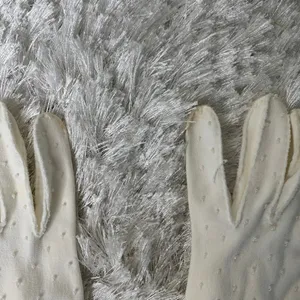 50s 60s White Gloves Pearl Embellishment OSFM thumbnail 3