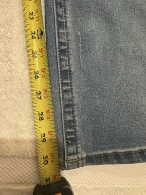 7 For All Mankind Tummy less High Rise Slim Bootcut Medium Wash Jeans Sz 12 thumbnail 14