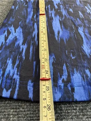 Lululemon Racer Back Tank Top Size 2 Blue Black Color Athletic Great Condition thumbnail 7