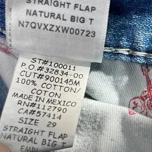 True Religion Straight Leg Big T Jeans thumbnail 10