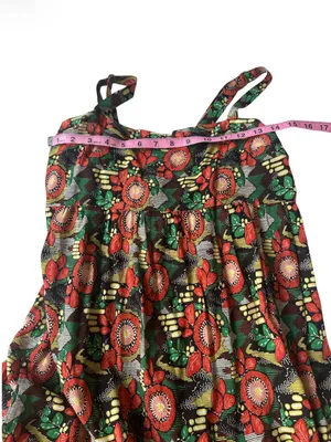 Natural Life Mia Tie-Back Maxi Dress - Orange Floral Blooms thumbnail 8