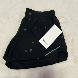 Lululemon Black Dot Pattern Shorts thumbnail 1