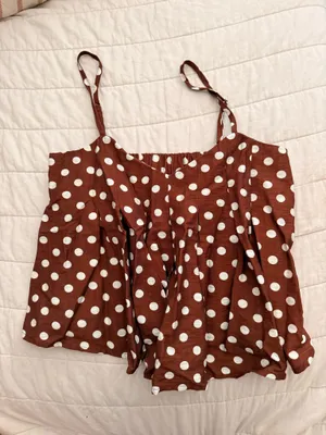 & Other Stories Polka dot flowy tank thumbnail 1