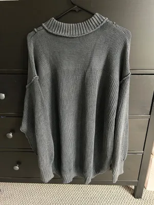Free People Maggie Sweater Henley thumbnail 2