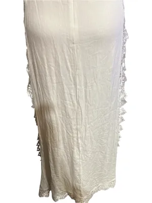 Lulus Sweeten the Occasion White Lace Short Sleeve Maxi Dress size S wedding thumbnail 6