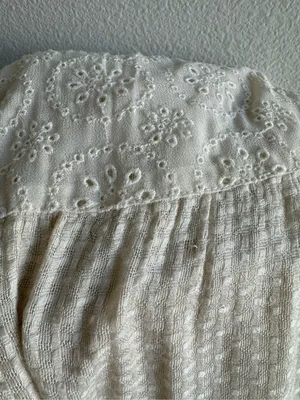 NWT Free People Gemma Cottagecore Lace Midi Dress Size XS Cream Boho Feminine thumbnail 8