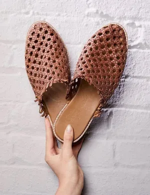 Free People Mirage Woven Mule thumbnail 1