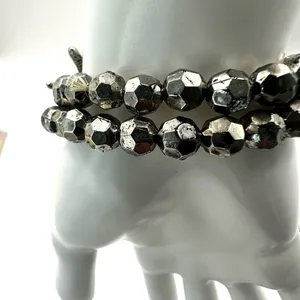 Silver tone purple rhinestone spider bracelets thumbnail 5