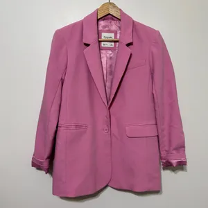 Abercrombie & Fitch Bubblegum Pink Suit Blazer Size XS thumbnail 2