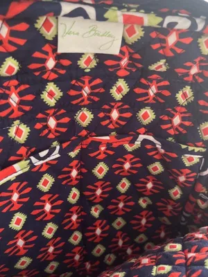 Vera Bradley Quilted Double Zip Backpack — Retired Sun Valley Pattern (Like New) thumbnail 4