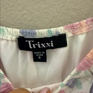 Trixxi Floral Pink and Purple Dress thumbnail 6