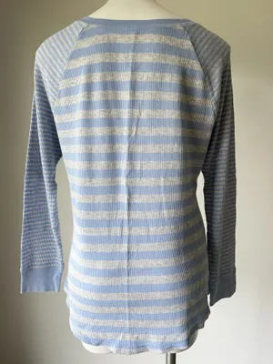 Old Navy Classic Y2K Waffle Knit Long Sleeve Top thumbnail 4