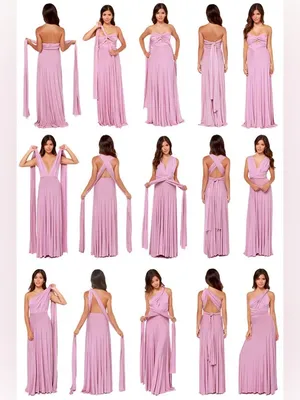 NWT Lulus Burgundy Tricks of the Trade Taupe Convertible Maxi Dress Size Small thumbnail 11