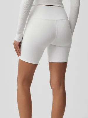 ALO 7" High-Waist Biker Short size small thumbnail 2