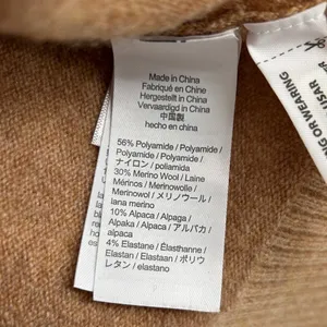 J‎ Crew Tan Wool Alpaca Blend Turtleneck Sweater Sz Med Minimalist Scandinavian thumbnail 3