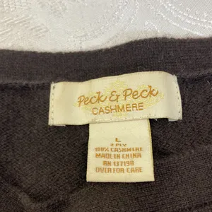 Peck & Peck cashmere blouse L thumbnail 8