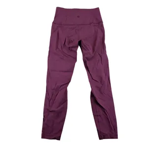 Lululemon High‎ Times Pant Vented Metta Purple Mesh Reflective Leggings Womens 6 thumbnail 2