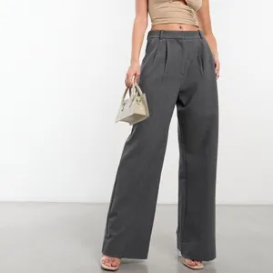 Abercrombie & Fitch The Sloane Wide Leg Tailored Pant Size Medium thumbnail 2